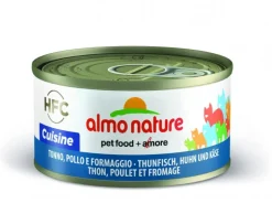 Almo Nature HFC Cuisine Tonnikala, kana ja juusto 70g kissan märkäruoka