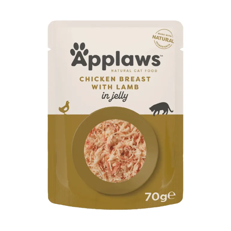 Applaws Kana & Lammas hyytelössä 70g kissan märkäruoka