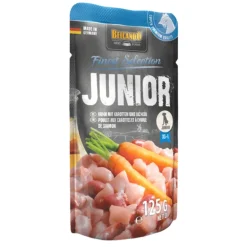 Belcando Finest Selection Junior kana-porkkana 125 g märkäruoka koiranpennulle