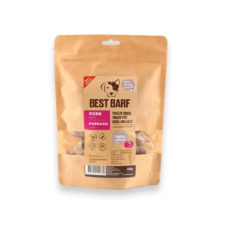 Best Barf Possun lihapala 100 g pakastekuivattu