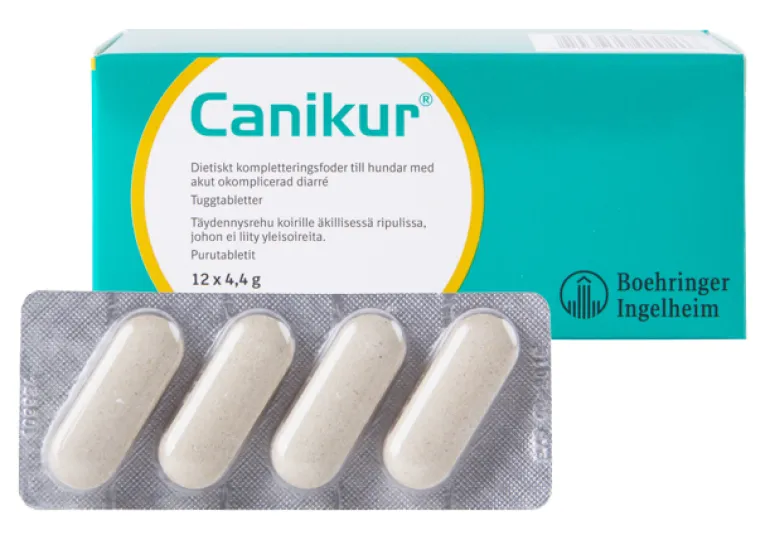 Canikur koiran suolistohäiriöiden hoitoon