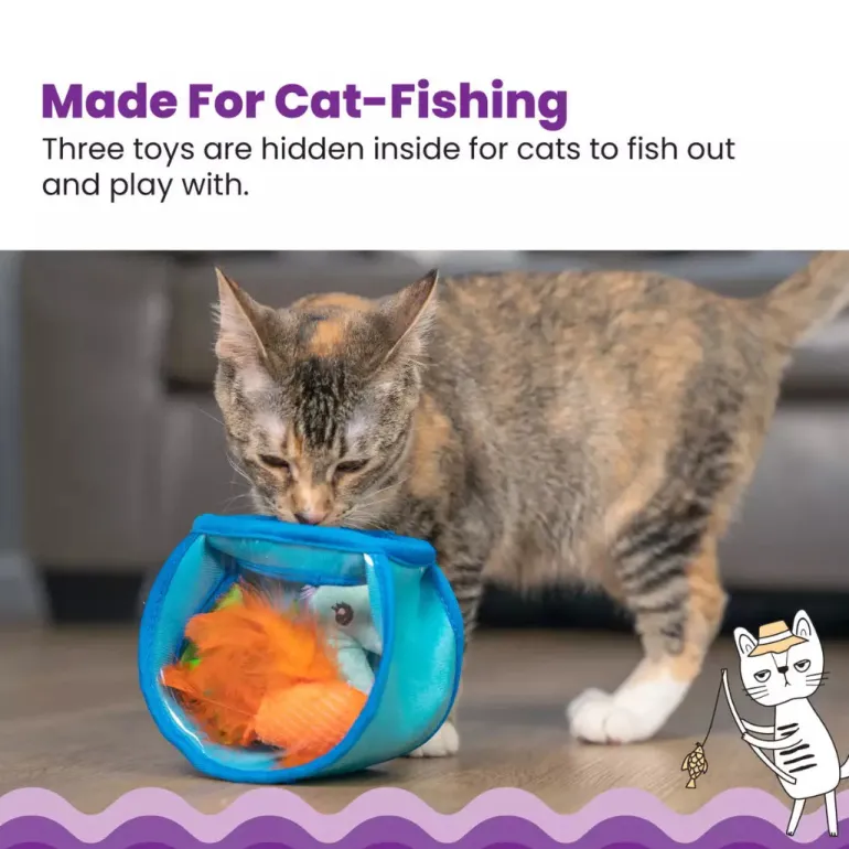 Catstages Hide & Seek Fish Bowl kissanlelu