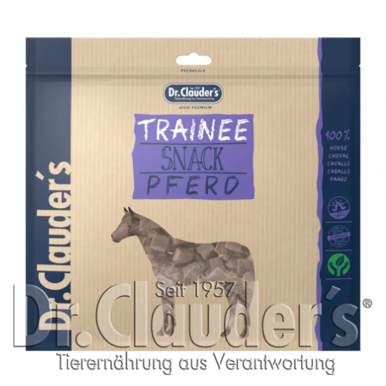 Dr.Clauder's Trainee Snack Hevonen 500 g koiran makupala suurpakkaus