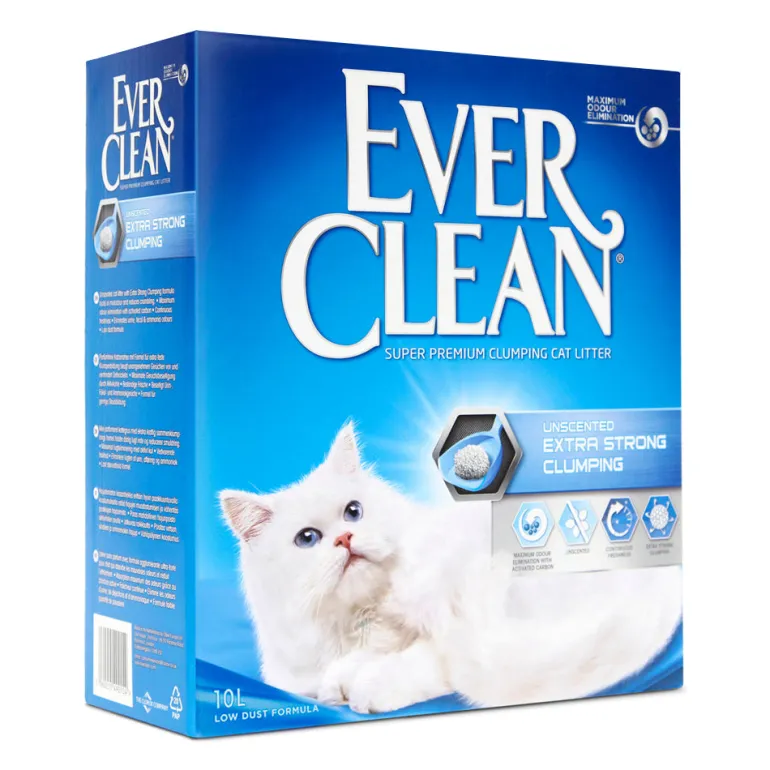 Ever Clean Unscented Extra Strong Clumping kissanhiekka 10l