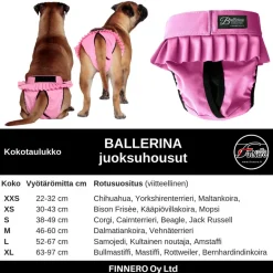 FinNero Ballerina juoksuhousut roosa