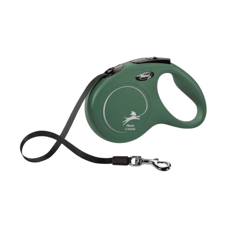 Flexi New Classic 5 m, oliivi