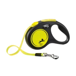 Flexi New Neon 5 m kelatalutin nauhalla M