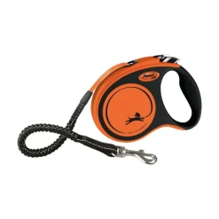 Flexi Xtreme 5 m kelatalutin koiralle nauhalla, oranssi
