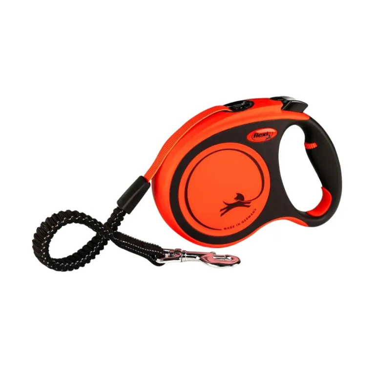 Flexi Xtreme 8 m Max.55 kg kelatalutin koiralle nauhalla, oranssi