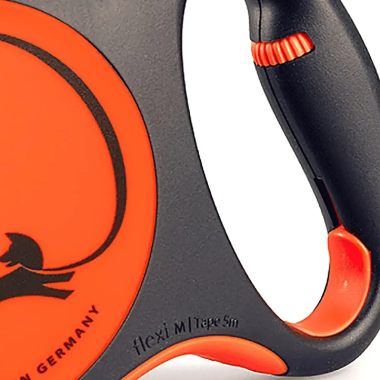 Flexi Xtreme 8 m Max.55 kg kelatalutin koiralle nauhalla, oranssi