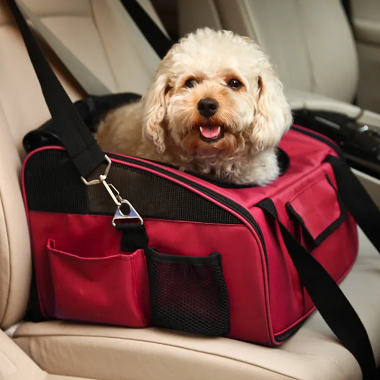Freedog Car Bag lemmikin kuljetuslaukku, punainen