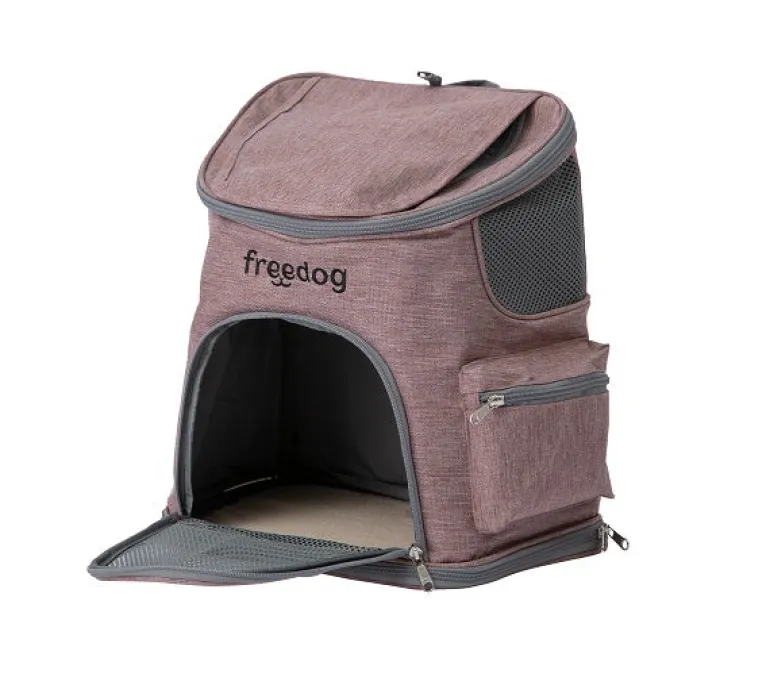Freedog Makalulu lemmikin kuljetusreppu, ruskea