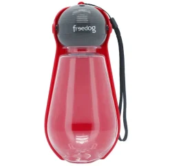 Freedog Matkavesipullo 400 ml, punainen