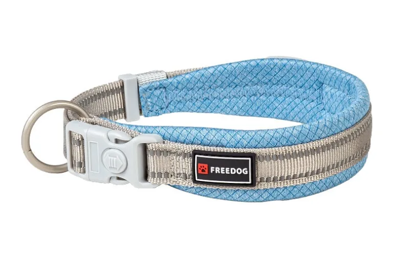 Freedog Shiva koiran kaulapanta, vaaleansininen