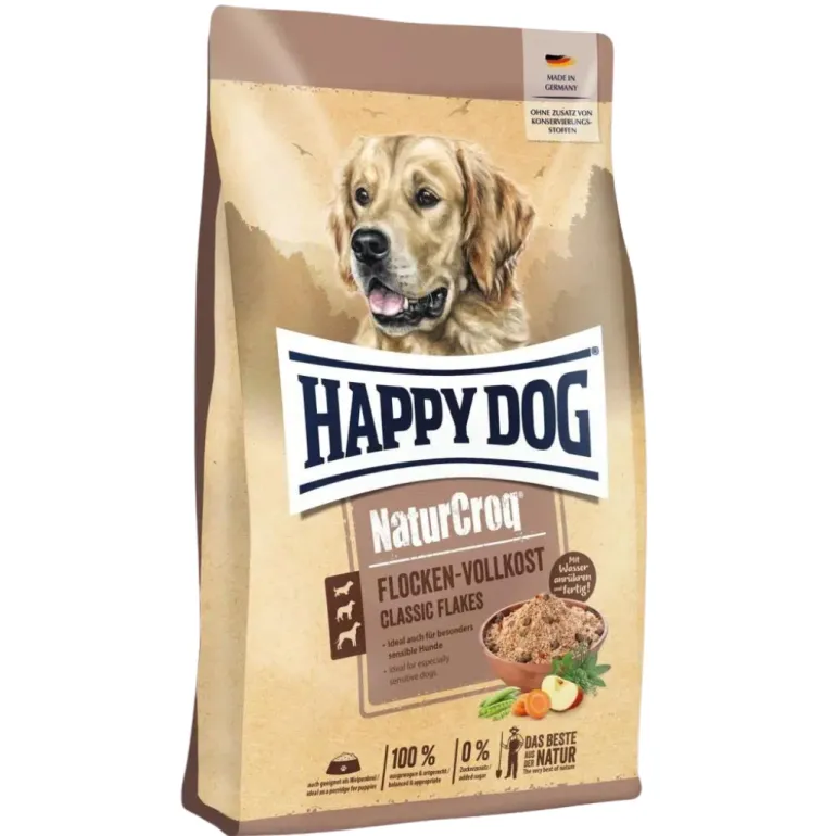Happy Dog Flocken Vollkost puurosekoitus koirille