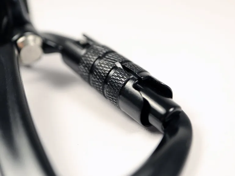 JALEN Biothane twistlock koiran talutushihna 16 mm, musta