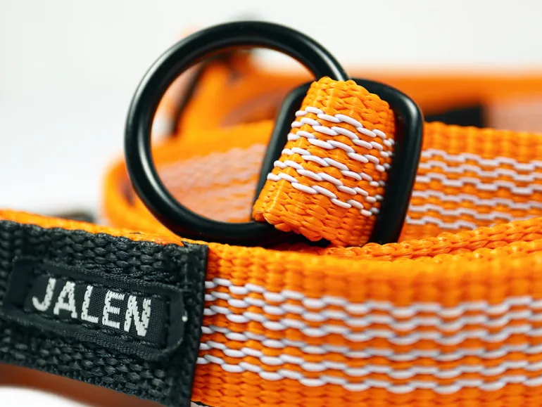 JALEN Grip monitoimihihna heijastava alumiinilukolla 3 m, oranssi