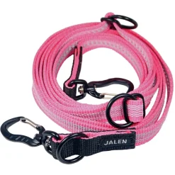 JALEN Grip monitoimihihna heijastava alumiinilukolla 3 m, pinkki