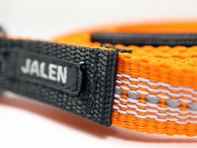 JALEN Grip talutin heijastava alumiinilukolla 2 m, oranssi