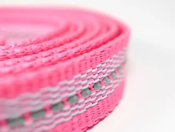 JALEN Grip talutin heijastava alumiinilukolla 2 m, pinkki