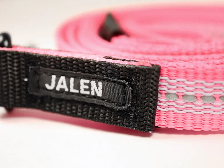JALEN Grip talutin heijastava alumiinilukolla 2 m, pinkki