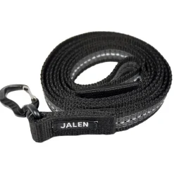 JALEN Grip talutin heijastava alumiinilukolla 2 m, musta