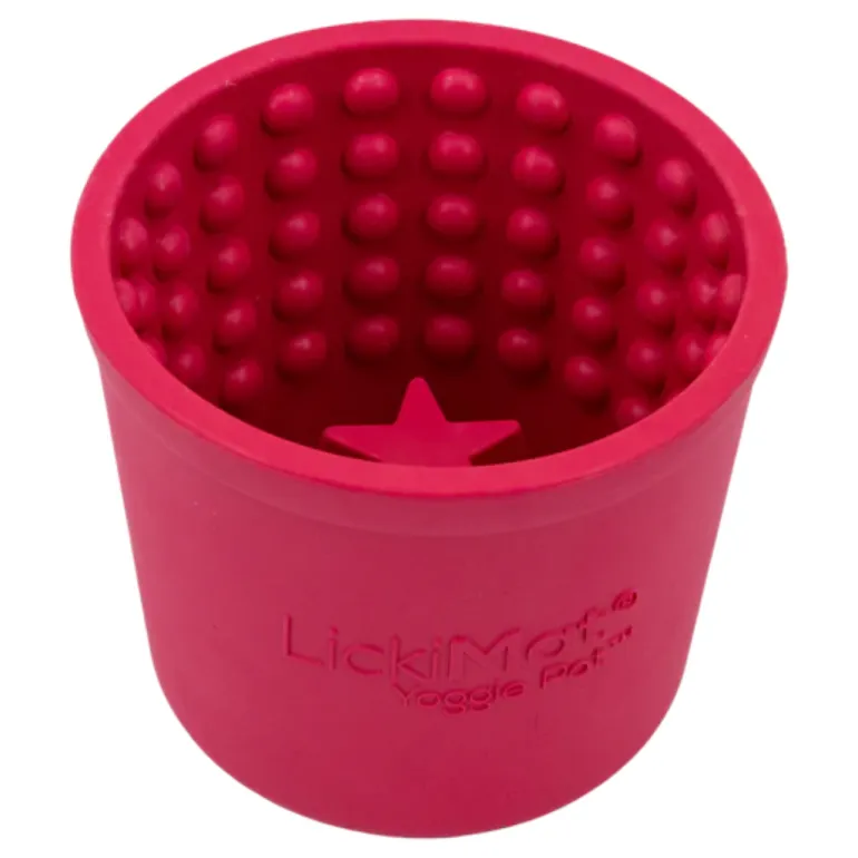 LickiMat Yoggie Pot koiran aktivointilelu, pinkki