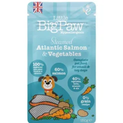 Little BigPaw Steamed Atlantic Salmon & Vegetable Dinner 150 g koiran märkäruoka