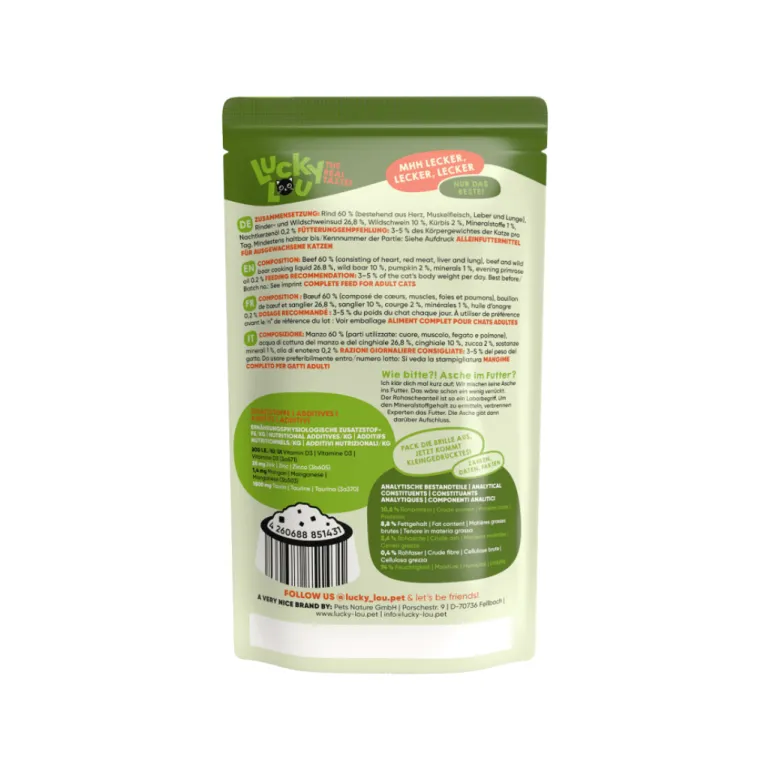 Lucky Lou LS nauta ja villisika 125 g