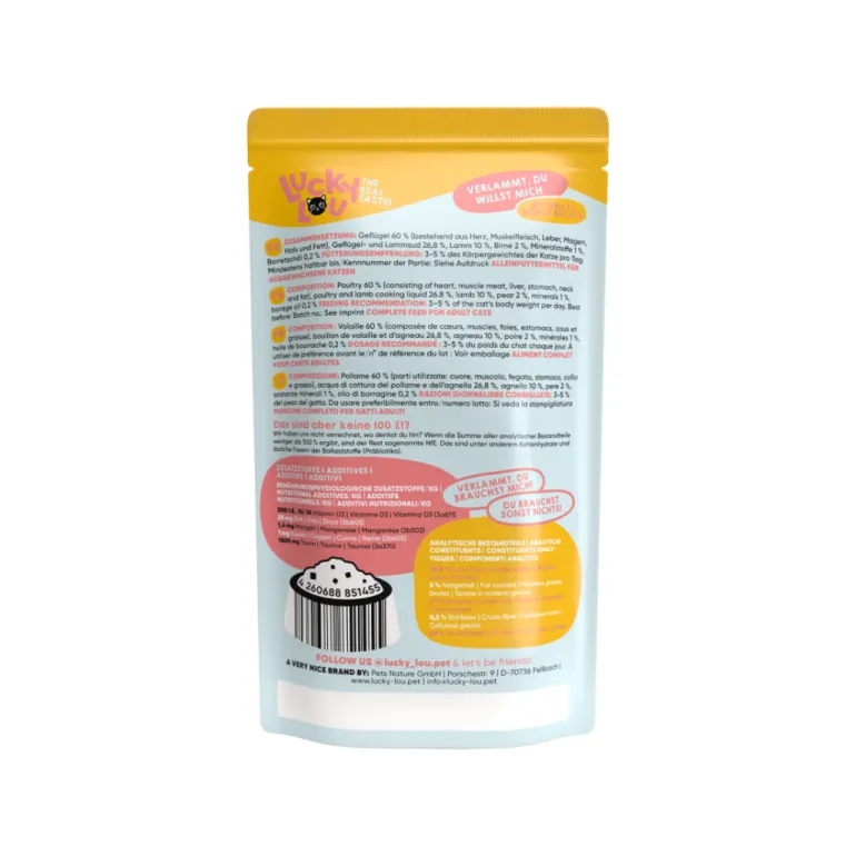 Lucky Lou LS siipikarja ja lammas 125 g