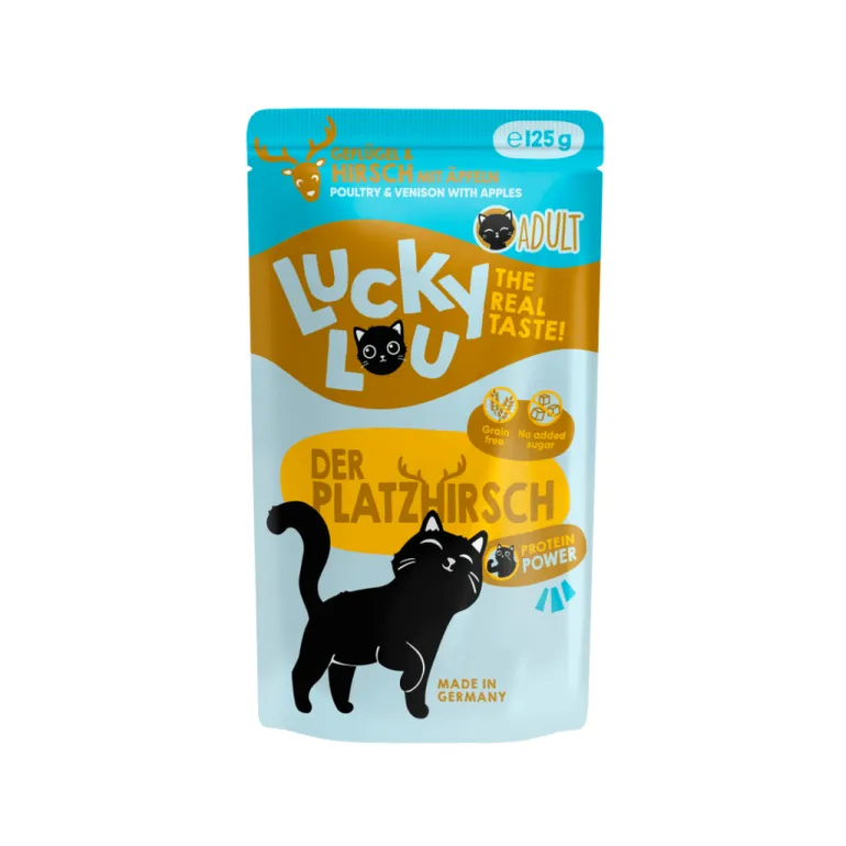 Lucky Lou LS siipikarja ja peura 125 g