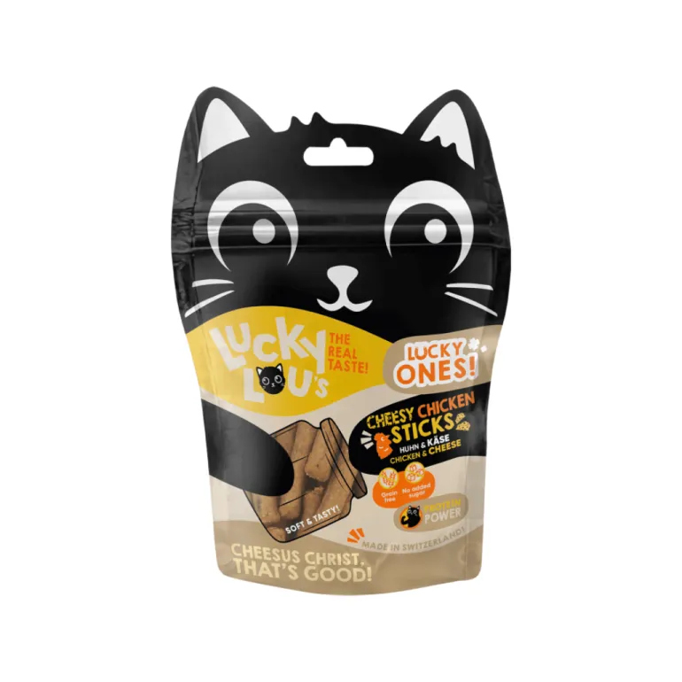 Lucky Lou Lucky Ones juusto ja kana tikut 50 g