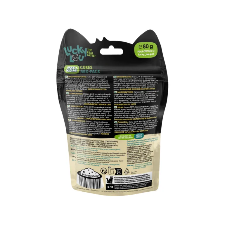 Lucky Lou Lucky Ones mixpack kuutiot 80 g