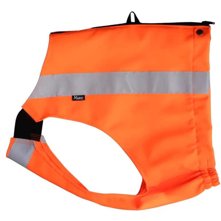 Maike Softshell koiran huomioliivi, oranssi