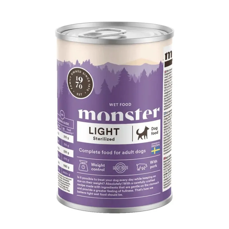 Monster Dog Light/Sterilized 400 g