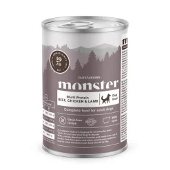Monster Dog nauta, kana ja lammas 400 g