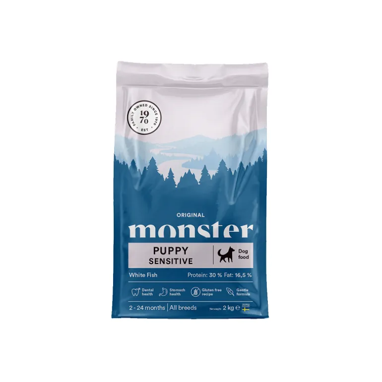 Monster Dog Original Puppy Sensitive koiran kuivaruoka