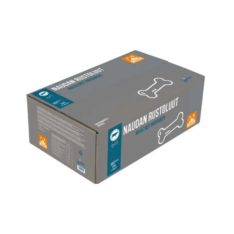 MUSH Basic Naudan rustoluut 3 kg
