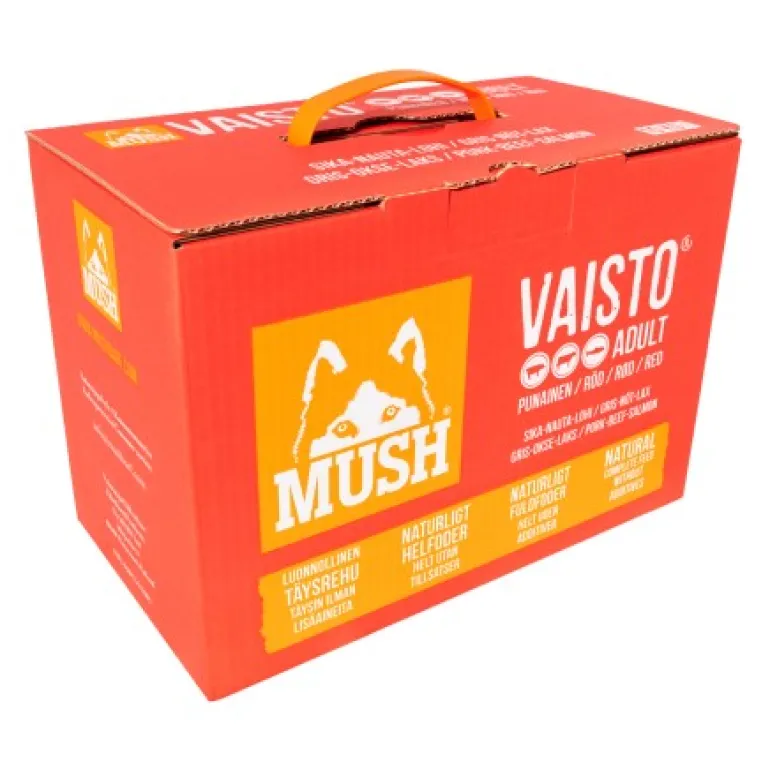 MUSH Vaisto punainen Sika-nauta-lohi 10 kg