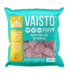 MUSH Vaisto Puppy Jäänsininen Nauta-poro-lohi 3 kg
