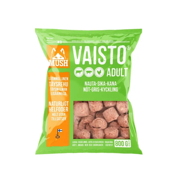 MUSH Vaisto Vihreä Nauta-sika-kana