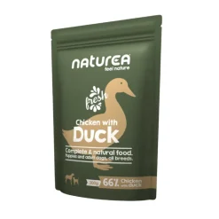 Naturea Dog Kana ja ankka koiran märkäruoka 300 g