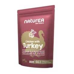 Naturea Dog Kana ja kalkkuna koiran märkäruoka 300 g