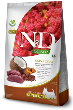 N&D Dog Skin & Coat Peura Mini viljaton kuivaruoka 2,5 kg