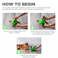 Nina Ottosson Oh Dog Snuffle N'Treat Ball koiran aktivointilelu
