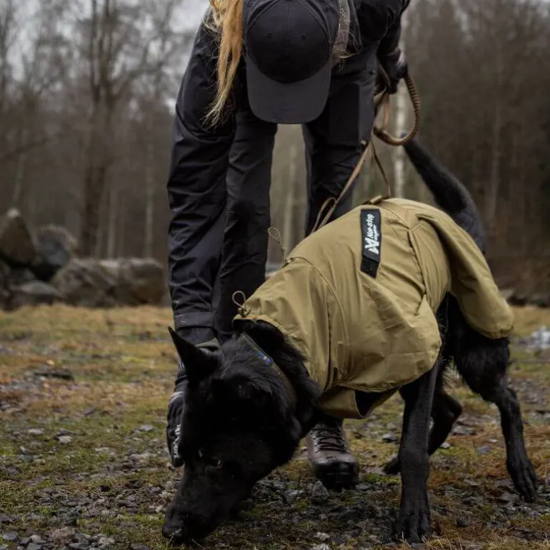 Non-stop dogwear Fjord WD koiran sadetakki, oliivi