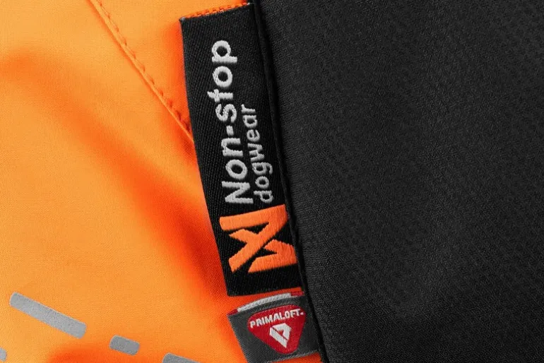 Non-stop dogwear Glacier 2.0 koiran takki, oranssi