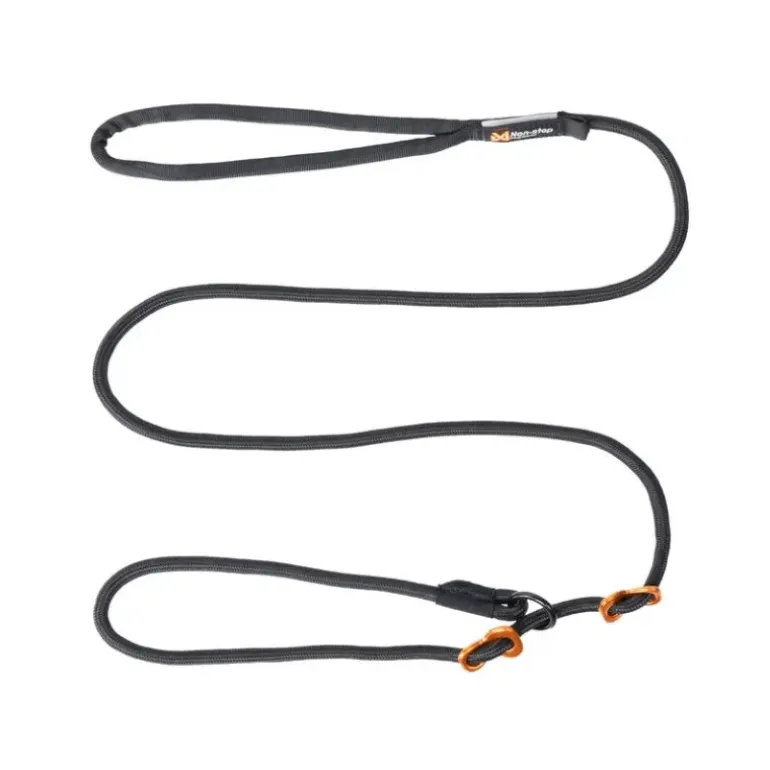 Non-stop dogwear Retriever leash noutajatalutin, musta