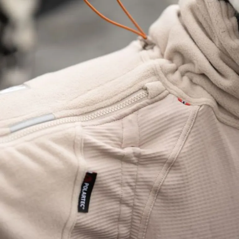 Non-stop dogwear Trail quest fleece overall fleecehaalari, sand