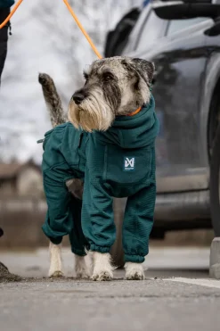 Non-stop dogwear Trail quest fleece overall fleecehaalari, dark teal